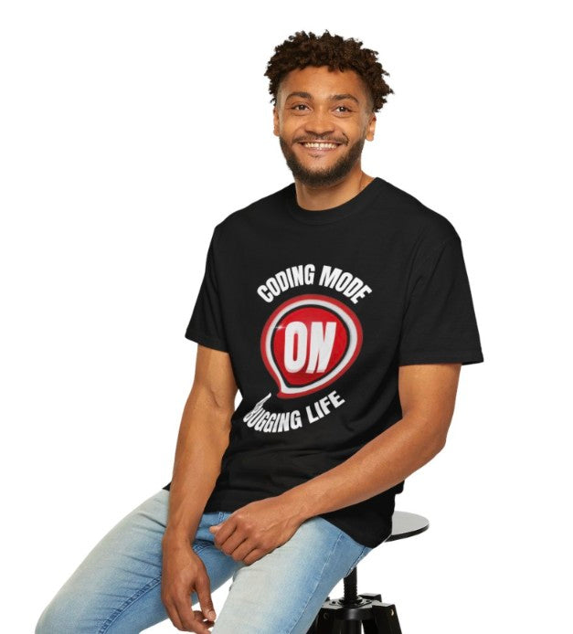 Coding Mode Shirt, PROGRAMMER TECH HUMOR