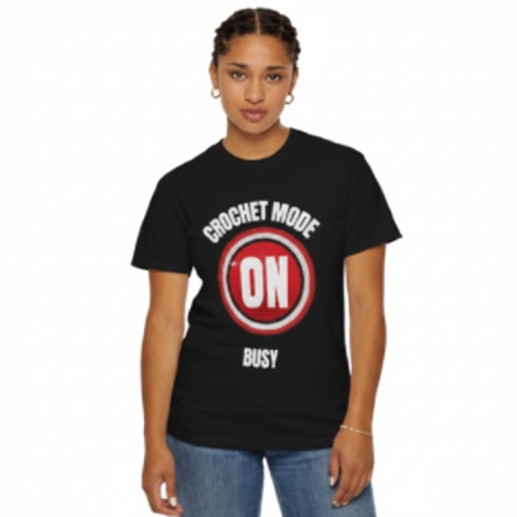 Crochet Mode  On Tee Shirt, Crafter Tee