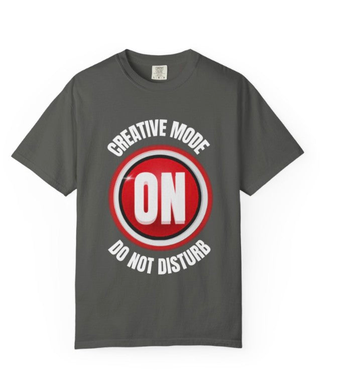 Creative Mode On T-Shirt  Unisex Soft Style Tee, Graphic Gamer/Artist Tee