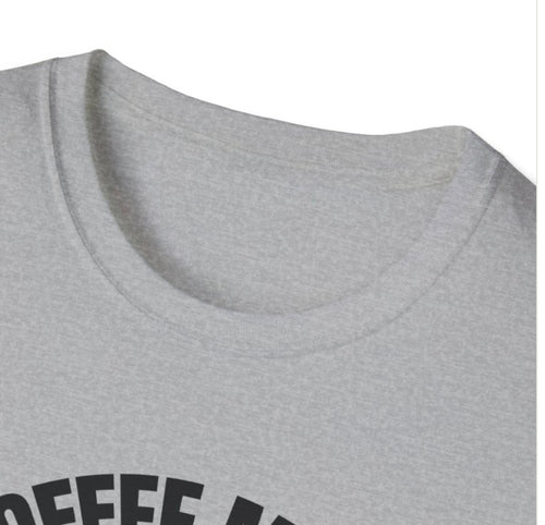 Coffee Mode On Tee Shirt, On Power Button Graphic Tee for Coffee Lovers