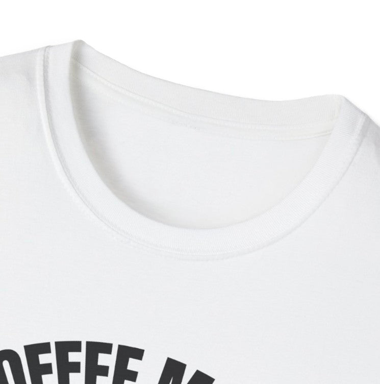 Coffee Mode On Tee Shirt, Coffee Mode Graphic Tee for Coffee Lovers, Soft Style Tee