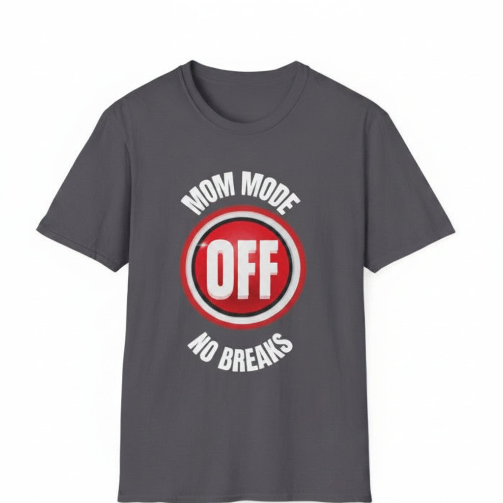 Mom Mode On Tee Shirt, Soft Style Light Wright Tee, Mom Life Graphic Tee